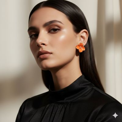 Flower Stud earring Party Wear Jewellery for Women Pakistan