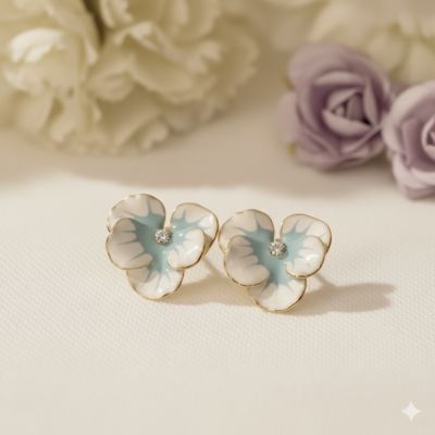 Flower Stud earring Party Wear Jewellery for Women Pakistan