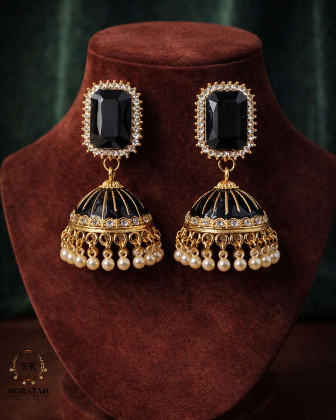 Crown Jhumka Earrings Eid Collection
