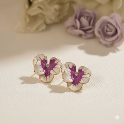Flower Stud earring Party Wear Jewellery for Women Pakistan