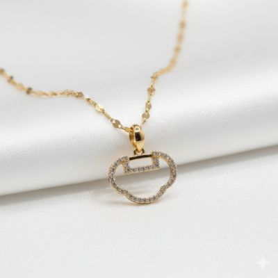 Oval Crystal Bar Design Elegant Necklace for Women and  Trendy Fashion Jewellery Online in Pakistan