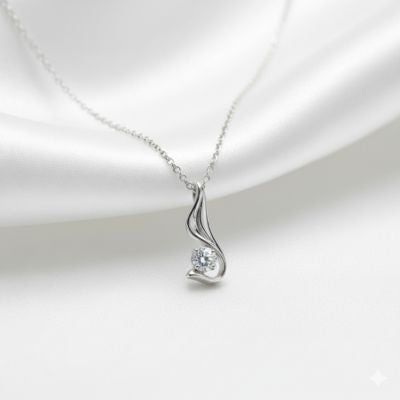 Teardrop Chain Necklace for Women - Latest Design Jewellery pendant  in Pakistan