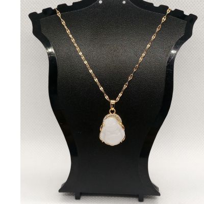 White Teardrop Stone Necklace & Pendant Online in Pakistan