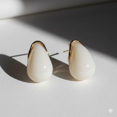 online Studs and Jhumka Earrings for Women - office wear earings - drop shape