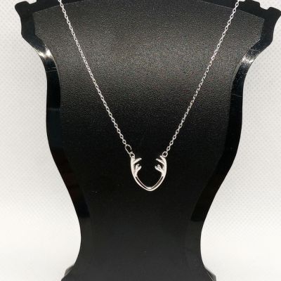 Deer Antler Charm Necklace